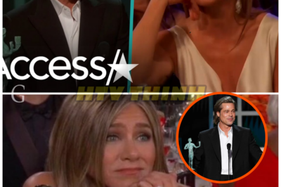 Jennifer Aniston’s Reaction To Brad Pitt Joking About Marriage In SAG Speech Is Priceless