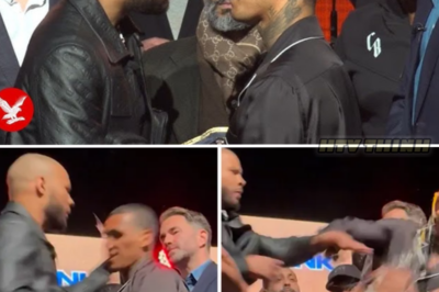 Eubank Jr and Benn’s Press Conference Erupts into Chaos
