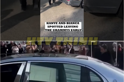 (b00) Kanye West & Bianca Censori Spotted Leaving Grammys EARLY