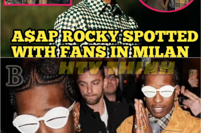 A$AP Rocky Spotted with Fans in Milan