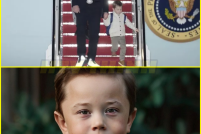 Elon Musk and his family flying Air Force One, just like a President would do.