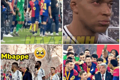 💔MBAPPÉ BREAKS DOWN After Barcelona’s Epic Celebration – Spanish Super Cup Final Turns Painful!