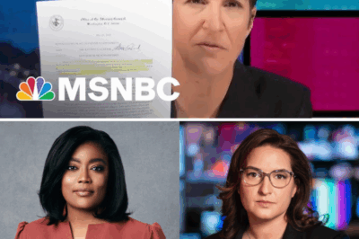 MSNBC IN CRISIS NOW: Rachel Maddow unveils shocking doc LIVE. Staff stunned as she reveals so much evidence on air that it could bring down the network’s top brass