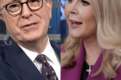 Drama explodes: Karoline Leavitt responds harshly on Stephen Colbert’s show, what truth makes everyone stunned?
