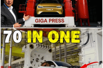 INSANE 50.000 Tons Tesla Giga Press Machine To Produce New Car In ONLY 5s! – HTT