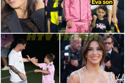 Actress Eva Longoria’s Heartwarming Reaction as Messi’s Son Joins Him on the Field!