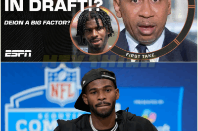 ‘ALARMING’ 🚨 Stephen A. is APPALLED by Shedeur Sanders’ draft stock falling to No. 29 😬