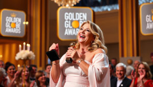 Celebrating Excellence: Jennifer Coolidge Crowned Best Supporting Actress at the 2023 Golden Globe Awards
