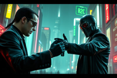 Clash of Titans: Neo Takes on the Merovingian in The Matrix Reloaded IMAX Showdown