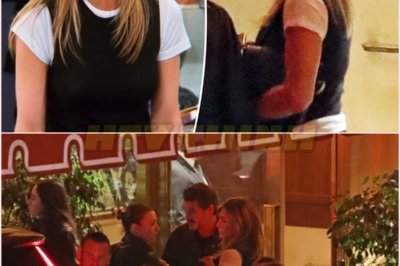 Friends star Jennifer Aniston suddenly appeared at a high-end restaurant in Los Angeles with a man, making people startled.