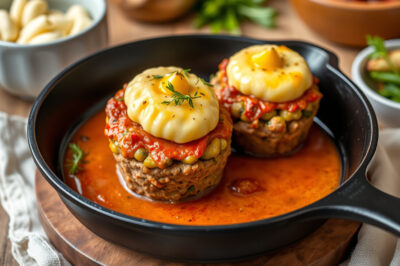 Deliciously Mini: Crafting Turkey Meatloaf Cups with Sweet Potatoes in Cast Iron