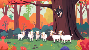 Discover the Enchanting Tale of 'The Wolf and the Seven Little Goats': A Magical Bedtime Story Adventure for Children