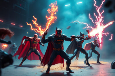 Epic Showdown: Superheroes Take on the Werewolf Challenge in a Squid Game Twist!