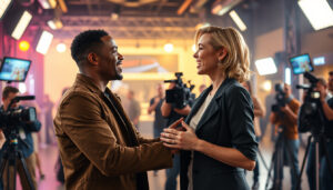 Unexpected Reunion: Michael B. Jordan Surprises Charlize Theron on Set