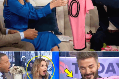 🎁Beckham Surprises TV Hosts with Messi Jersey – Watch Their Priceless Reactions!