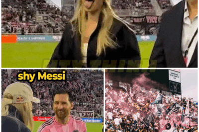 😳 Lindsey Vonn’s Awkward and Adorable Reaction After Meeting Messi During Red Bulls Match!