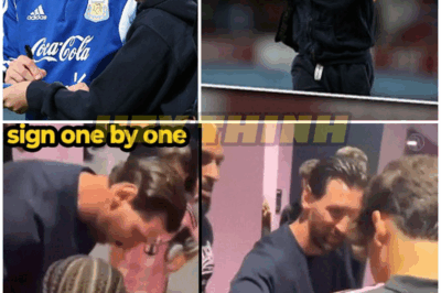 😍Behind the Scenes: Young Fans’ Pure Joy After Receiving Messi’s Autograph – A Football Dream Come True!