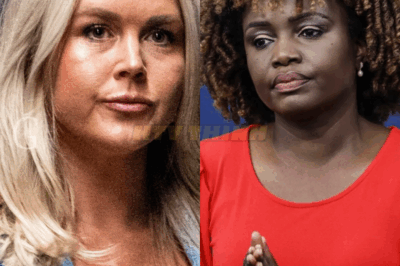 SHOCKING SHOWDOWN LIVE ON AIR! Caroline Leavitt absolutely DESTROYS Karine Jean-Pierre with a ruthless comeback that leaves her speechless and the audience erupting in cheers. How did a routine interview spiral into this explosive clash that had everyone on the edge of their seats? Could this unexpected verbal knockout change the game forever?