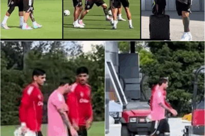 🤝 Messi Shares Intense Final Training Chat with Goalkeeper Oscar Ustari Before Minnesota Trip!