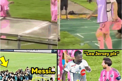 🔥 GOAT Chants Erupt for MESSI as Jamaican Footballer Celebrates Snagging His Jersey vs Cavalier! 🐐⚽