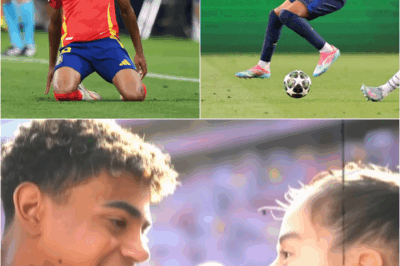 💔Heartbreaking Moment: Girl in Wheelchair Tells Lamine Yamal “I’ll Never Play Football” – What Happened Will Make You Cry!