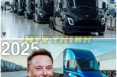 Tesla Semi 2025 SHOCKING All Industry! Elon Musk LEAKED New Factory Update & MASSIVE Fleet SPOTTED! – HTT