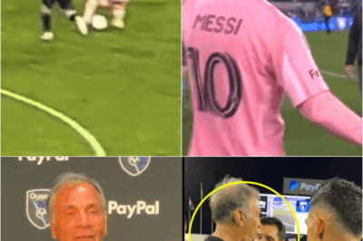 🗣️San Jose Coach Reveals Efforts to Calm Messi After Heated Post-Match Referee Argument!