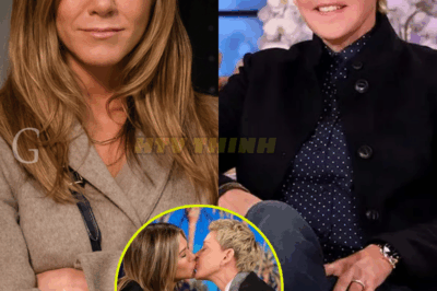 Jennifer Aniston locks lips with Ellen DeGeneres on The Ellen Show