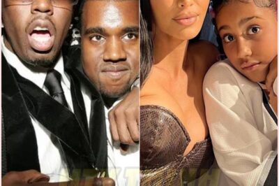 Explosive Feud Alert: Kanye West Threatens Full-Blown War with Kim Kardashian Over North’s Feature on Diddy’s New Track