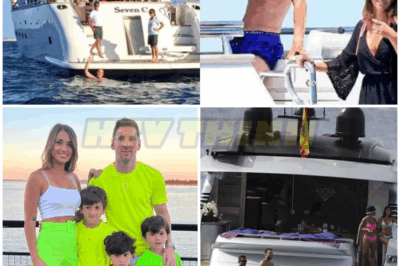 🌊 Messi Living the Dream: Cruising the Mediterranean on a Luxurious Yacht Surrounded by Crystal Clear Waters!