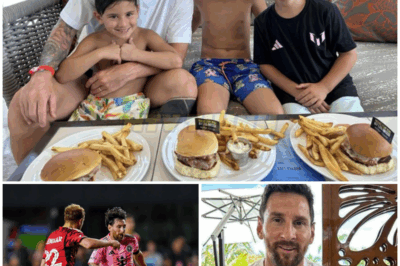 🍔 BREAKING: Messi’s Family Breakfast Takes a Shocking Twist—Football Legend Creates Unexpected Burger Tribute with His Kids! 😲🔥