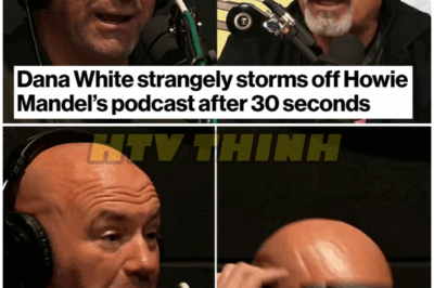Dana White WALKS OFF Howie Mandel Podcast DAYS After Blasting Media And Saying He Only Does Podcasts – HTT