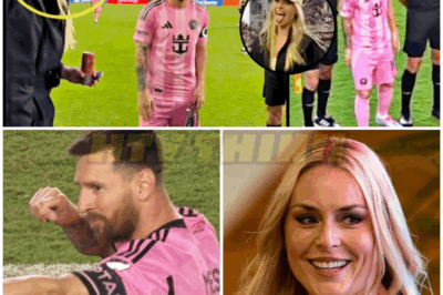 😍 UNFORGETTABLE MOMENT! Messi Personally Welcomes Lindsey Vonn – Her Viral Reaction Lights Up Inter Miami vs New York Match! ⚽🔥