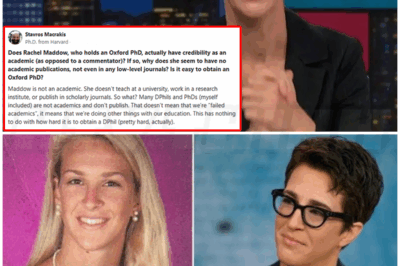 ♌ – Rachel Maddow’s Oxford PhD