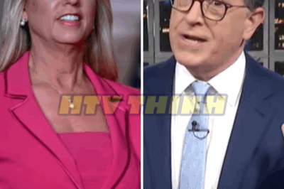 Stephen Colbert INSULTS Pam Bondi on Live Tv–Her response Leaves entire Studio Speechless!