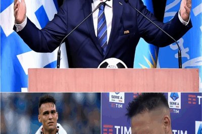 🚨 SHOCKING NEWS: FIFA President Gianni Infantino Drops Bombshell – Lautaro Martínez Tests Positive for Doping! 😱⚡