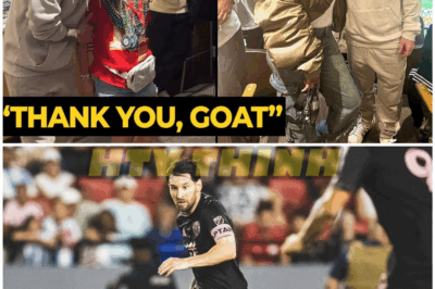 🎉🔥 Female NFL Journalist Taylor Rooks Shares Unforgettable Reaction After Meeting Messi at the Super Bowl!