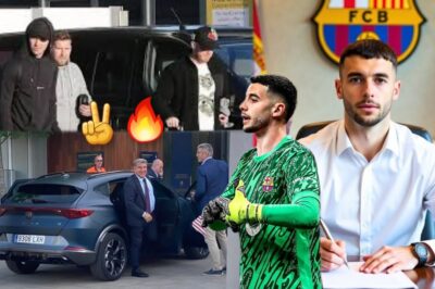 🚨 ARRIVAL ALERT! Joan Garcia’s Entourage Lands in Barcelona to FINALIZE Transfer – Huge Move Incoming! 🔥⚡