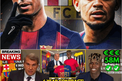 🚨 OFFICIAL! Nico Williams Signs a Massive 6-Year Contract with Barcelona – Deal Done! 🔥⚽