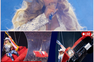 Beyoncé’s terrifying mid-air concert mishap leaves fans breathless as flying car prop malfunctions in front of thousands in Houston