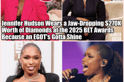 Jennifer Hudson stuns the BET Awards 2025 in dazzling diamond jewelry that sparked whispers of a secret meaning—what’s the story behind her breathtaking look?