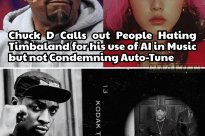 Chuck D defends Timbaland’s use of AI in music and sparks debate by calling out critics who stayed silent on Auto-Tune