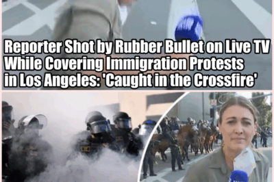 Live on Air: Reporter Shot with Rubber Bullet During Los Angeles Protests Sparks Outrage and Calls for Justice