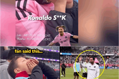 🔥😲 Young Chicago Fan Shouts “Ronaldo is S**CK” – Watch Messi’s Surprising Reaction! | Football News Today ⚽🔥