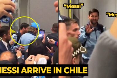🎉 Electrifying Moment: Chile Fans Chant ‘Messi, Messi’ as the GOAT Arrives Ahead of Tomorrow’s Epic Match! ⚽🔥