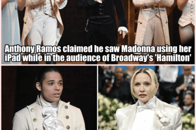 Anthony Ramos and Madonna’s Unexpected Theater Encounter Sparks Curiosity—What Really Happened When Pop Royalty Pulled Out an iPad During Hamilton?