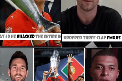 ⚽🔥 Messi’s Surprising Reaction to Ronaldo’s UEFA Nations League Triumph – Fans Are Shocked! 😲🏆