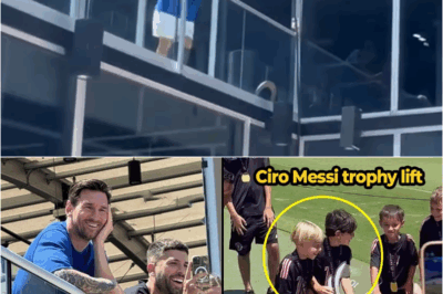 🏆 Messi’s Heartwarming Reaction as Thiago and Ciro Lift the DreamsCup Trophy in a Triumphant Finale! 🏆