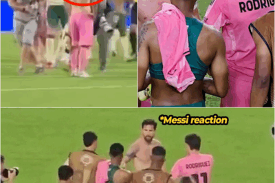 😂 Hilarious Chaos: All Palmeiras Players Rush to Grab Messi’s Jersey After the Game! 👕⚽