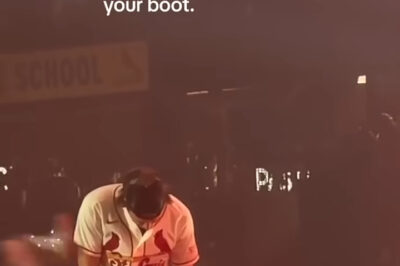 Fan throws boot at Morgan Wallen